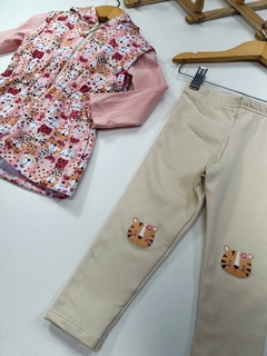 CONJUNTO COLETE BICHINHOS - Mini Look