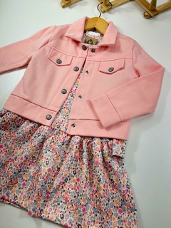 VESTIDO FLORZINHA COM CASACO - loja online