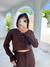 Conjunto Moletinho Marrom - Atual Modas