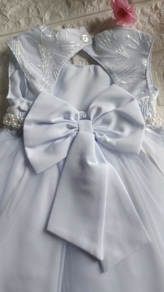 Imagem do VESTIDO DE BATIZADO COM BOLERO - TAMANHO 1 AO P/M/G- MENINA BONITA