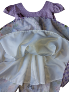 Vestido Bolofofo roxo na internet