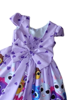 Vestido Bolofofo roxo - loja online