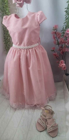 Vestido Tule Brilho - Ateliê Danyela