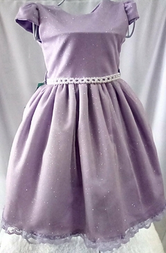 Imagem do Vestido tule glitter lilás