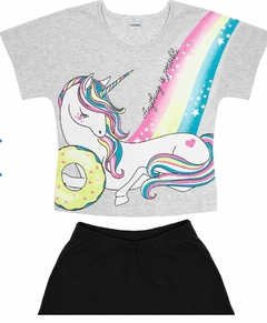 CONJUNTO BLUSA COM SHORTS ROVITEX kids 3128462 - Ateliê Danyela