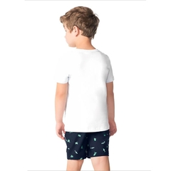 Conjunto Camiseta e Bermuda, Rovitex Kids, Meninos ref:3091172 - Ateliê Danyela