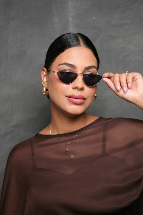 ÓCULOS DE SOL FOLK DOURADO - comprar online