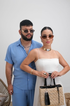 ÓCULOS DE SOL MIAMI DOURADO - Use AO - Óculos de sol Ana Oliver