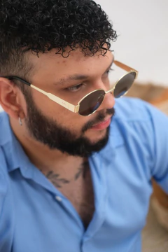 ÓCULOS DE SOL MIAMI DOURADO