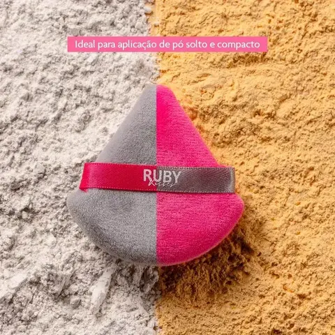 Esponja Puff para Pó Triangular - Ruby Kisses
