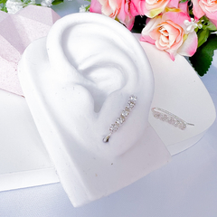 Brinco Ear Cuff 5 Zircônias - comprar online