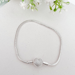 Pulseira Pandora Coração Cravejado na internet