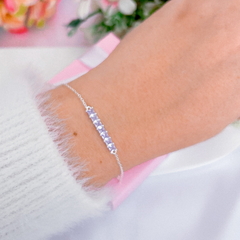 Pulseira Quadrada Lilás