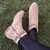 Bota Feminina Firezzi Rasteira C/Brilho Rosa - 2413301 - NANNY CALÇADOS 
