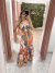 Vestido Longo Alças Babados - comprar online