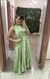 Vestido Longo Costas Nua Listrado Verde - comprar online