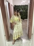 Vestido Longuete com Manga Ampla Verde