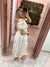 Vestido Boneca Floral Off-White - comprar online