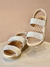 Sandália Flatform Velcro na internet