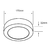 PANEL LED FAT REDONDO DE SOBREPONER 12W LUZ FRIA 6500K, GEOPOWER - comprar en línea