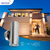 LUMINARIA PARED CILÍNDRO DOBLE SATÍN EXTERIOR PARA GU10