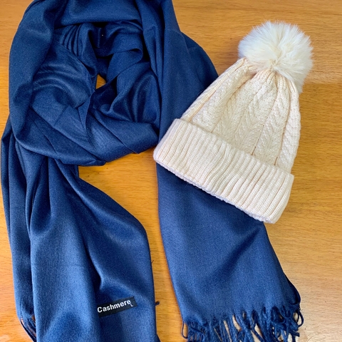 Kit cashemere e touca