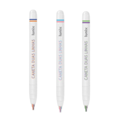 CANETA DUAS LINHAS LUNIX TILIBRA - comprar online