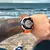 CITIZEN MEIA LUA JV0055 LARANJA - 48MM - A PROVA DÁGUA 10ATM - comprar online