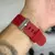 G-SHOCK GA-0105 TRANSPARENTE/VERMELHO - A PROVA DÁGUA 10ATM - Tatical Relógios
