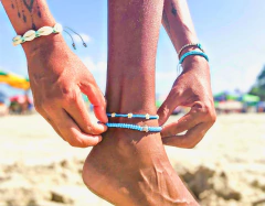 Tornozeleira flower na internet