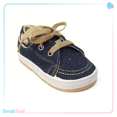 DENIM • Derby Negro - Small Foot - Calzado Infantil
