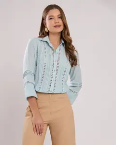 CAMISA PEROLA PREGAS