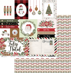 Kit de Folhas - 10 unidades - Minhas Memórias de Natal - My Memories Crafts - MMCMMN-05