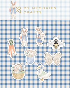 Kit com 3 Unidades - Elementos em Chipboard - Coleção Minha Gratidão - MMCMGR-11