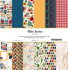 3 Unidades - Bloco 30,5x30,5 - Coleção Minha Aventura - MMCMAV-08 - comprar online