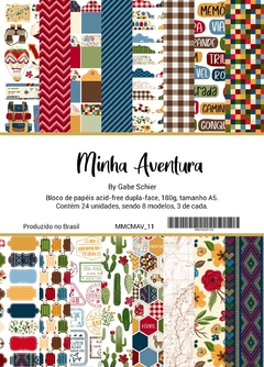 Atacado Master - 15 Unidades - Bloco A5 - Coleção Minha Aventura - MMCMAV-11 - comprar online