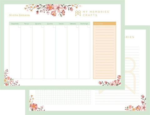 Kit com 2 Unidades - Bloco Planner - My Blessing- MMCMB2-14