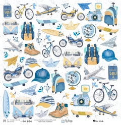 Kit de Folhas - 10 Unidades - Coleção My Boys - MMCMBO-01 - comprar online
