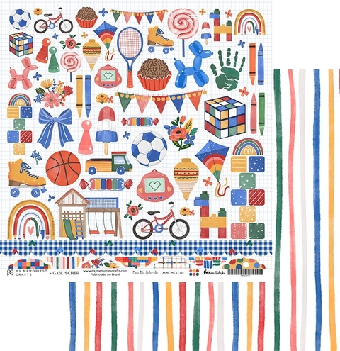 Kit de Folhas - 10 Unidades - Coleção Meu Dia Colorido - MMCMCC-01 - comprar online