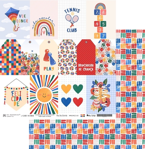 Kit de Folhas - 10 Unidades - Coleção Meu Dia Colorido - MMCMCC-03 - comprar online