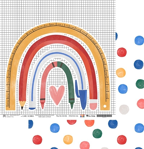 Kit de Folhas - 10 Unidades - Coleção Meu Dia Colorido - MMCMCC-06 - comprar online