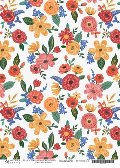 5 unidades - Papel Vegetal A4 - Coleção Meu Dia Colorido - MMCMCC-09 - comprar online