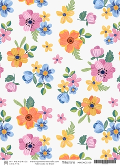 5 unidades - Papel Vegetal A4 - Coleção Minhas Cores - MMCMCS-09
