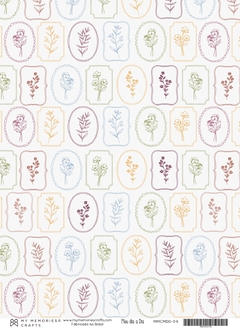 5 unidades - Papel Vegetal A4 - Coleção Meu Dia a Dia - MMCMDD-09 - comprar online