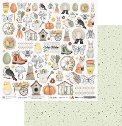 Kit de Folhas - 30 unidades - Meu Jardim - My Memories Crafts - MMCMJM-01