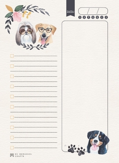 Miolo Permanente - My Memories Crafts - My Dog - MMCMP-08 - KIT COM 2