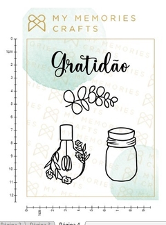 Kit com 3 Unidades - Cartela de Carimbos de Silicone - My Blessing - MMCMB2-09