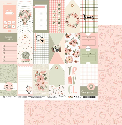 Kit de Folhas - 30 Unidades - Coleção Meus Destinos - MMCMD-06