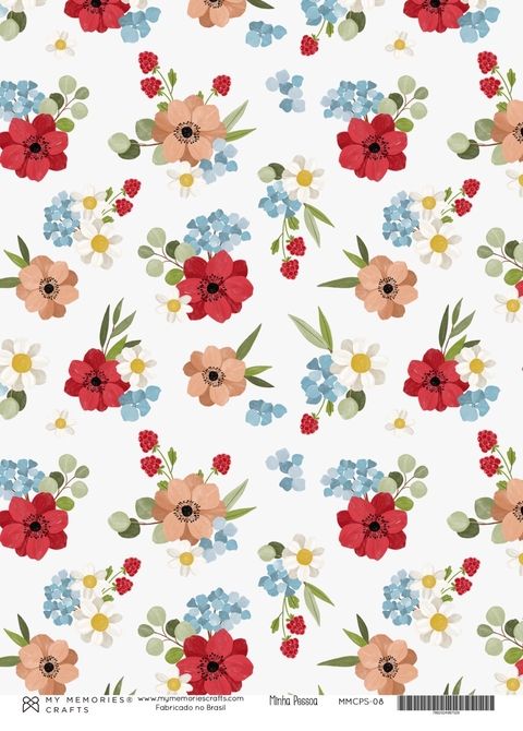 5 unidades - Papel Vegetal A4 - Coleção Minha Pessoa - MMCPS-08