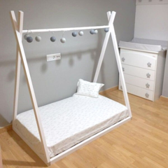 Cama tipi pintada completa